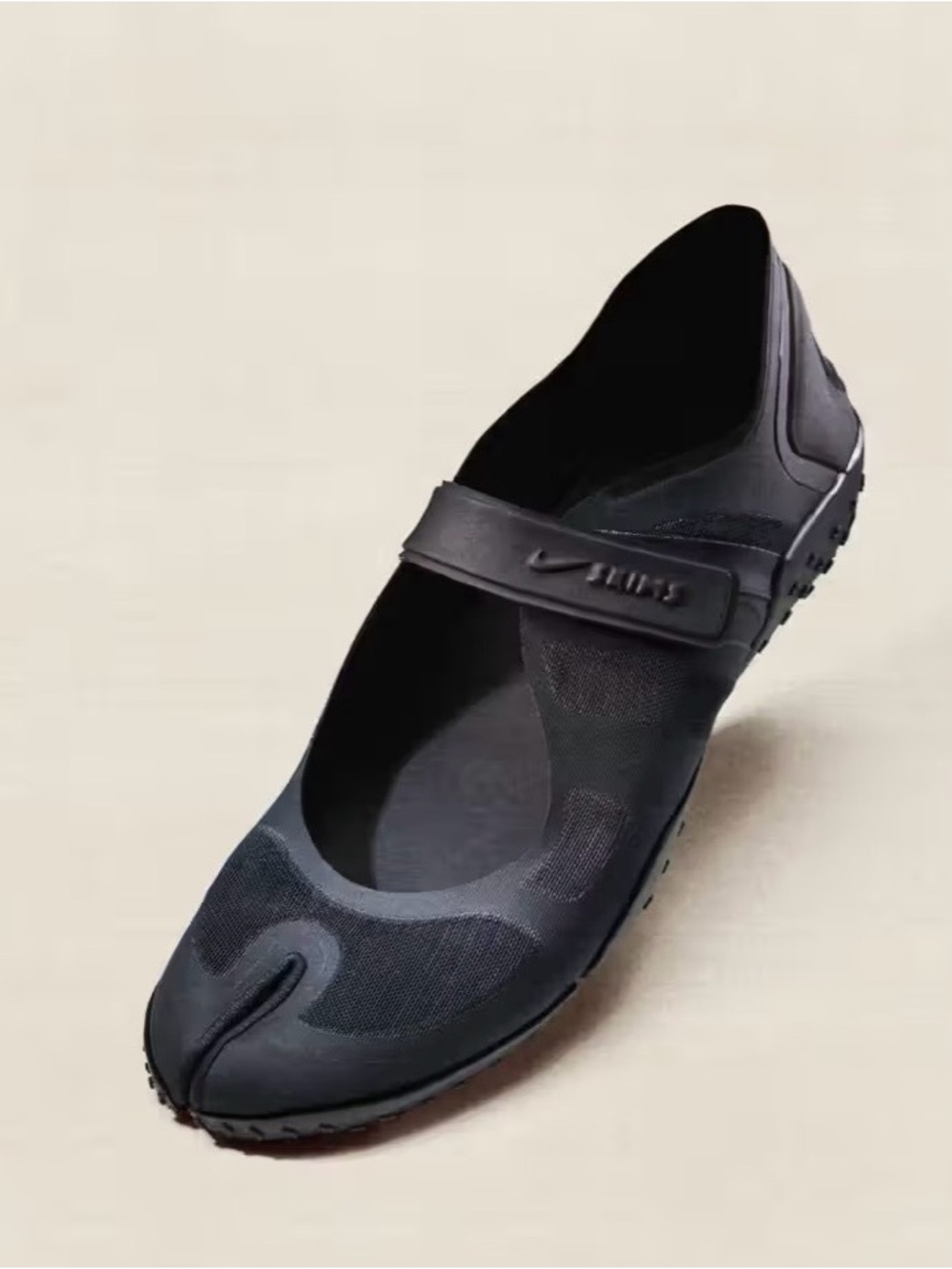 Nike Black Split-Toe Mary Jane Sneakers